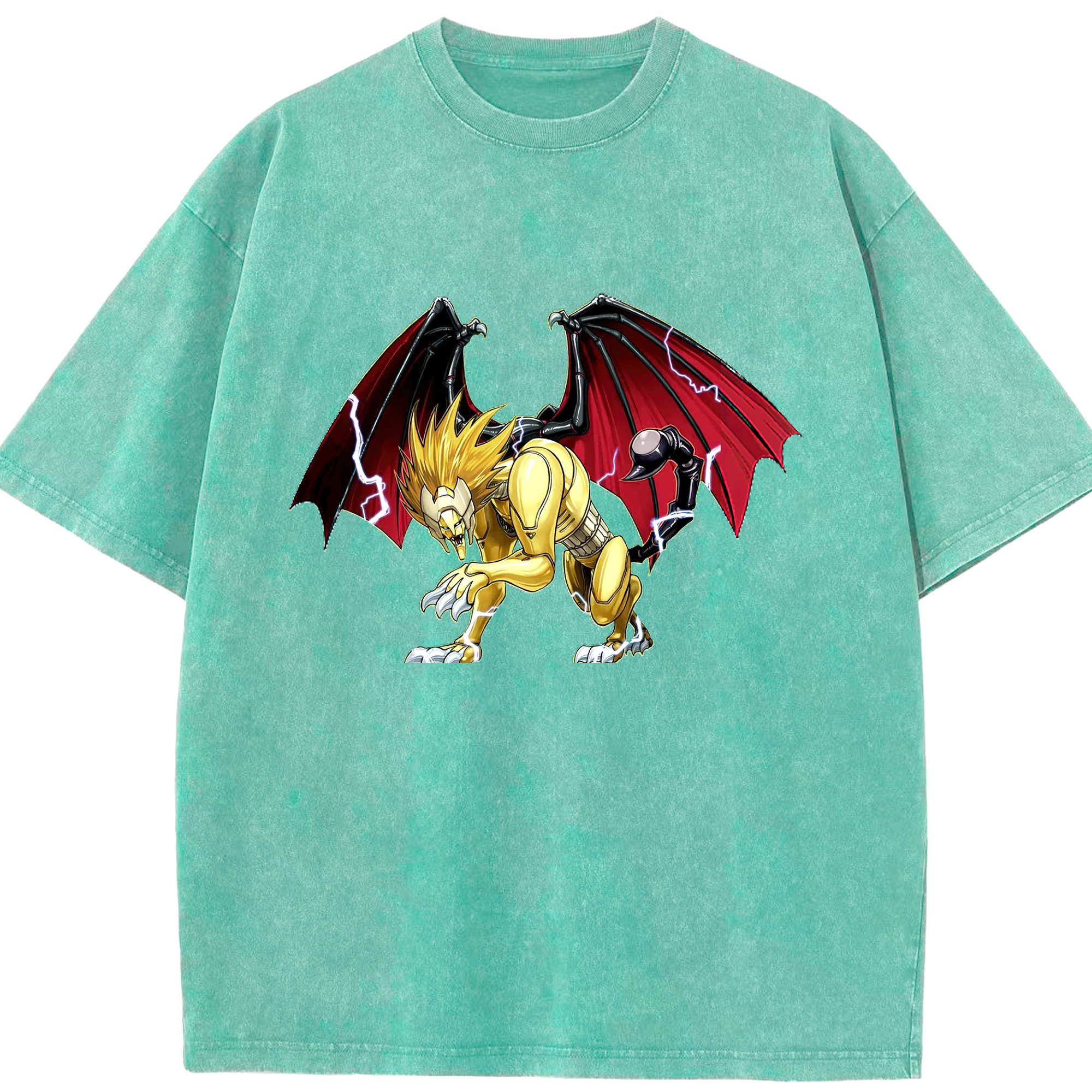 （画像用） 遊☆戯☆王 Yu-Gi-Oh! 綿100% ヴィンテージ風 半袖Tシャツ（フロントプリント）